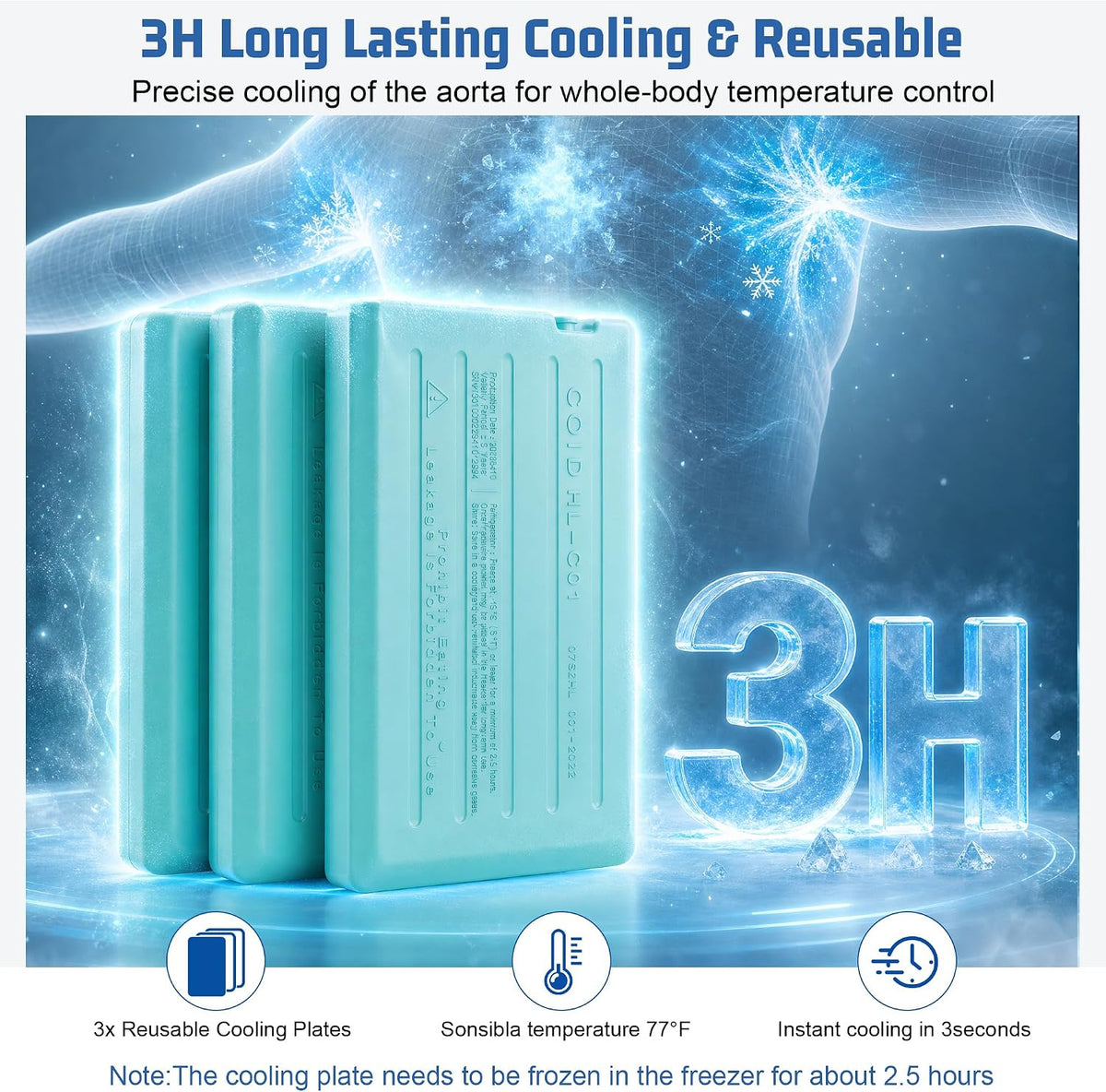 Cooling Vest,Aerospace-Grade Material Ice Vest for Men Women
