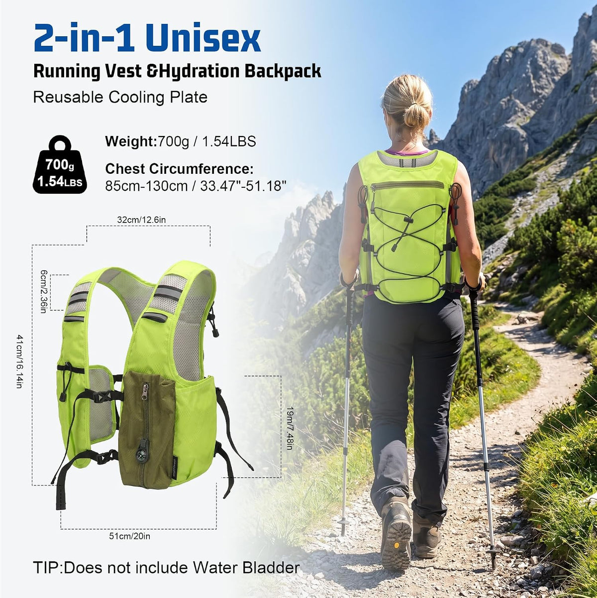 Cooling Vest,Aerospace-Grade Material Ice Vest for Men Women