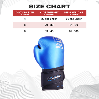 Fearless Blue Junior Boxing Gloves