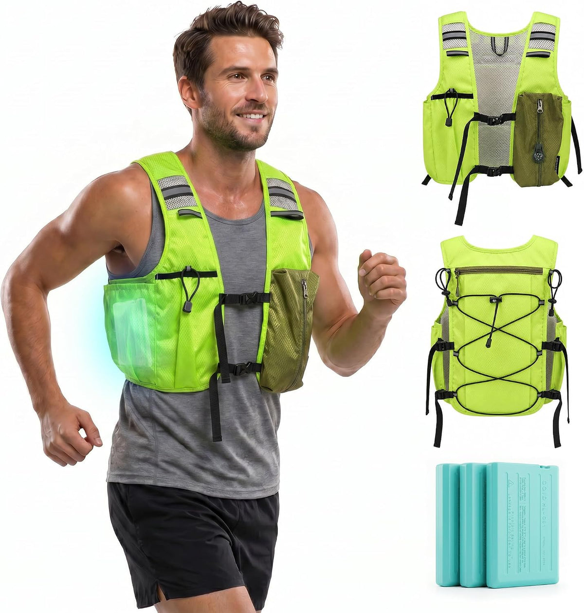 Cooling Vest,Aerospace-Grade Material Ice Vest for Men Women