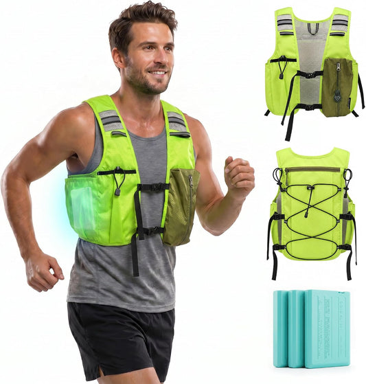 Cooling Vest,Aerospace-Grade Material Ice Vest for Men Women