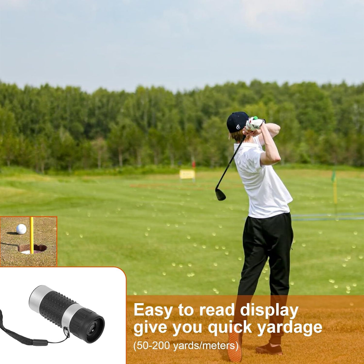 Golf Accessories Kit, Golf Stuff Set with Leather Case, Golf Balls, Golf Tees, Golf Brushes, Rangefinder, Scorer, Ball Marker, Golf Clips, Golf Divot Tool, Golf Gifts for Men Women Golfers